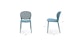 Dot Surf Blue Stackable Dining Chair - Gallery View 10 of 10.