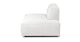 Solae Chill White Left Armless Chaise Module - Gallery View 4 of 11.