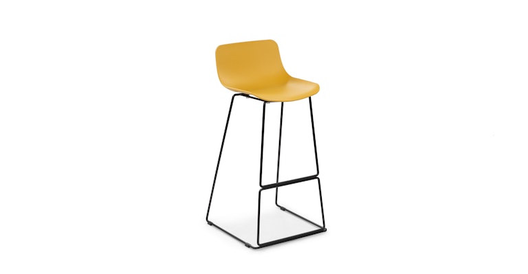 Anco Mustard Yellow Bar Stool - Primary View 1 of 13 (Open Fullscreen View).