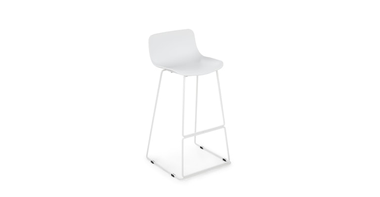 Anco White Bar Stool - Primary View 1 of 13 (Open Fullscreen View).