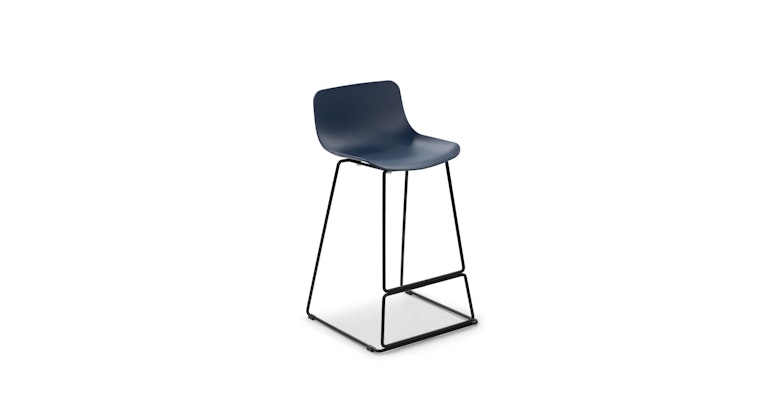 Anco Baya Blue Counter Stool - Primary View 1 of 14 (Open Fullscreen View).