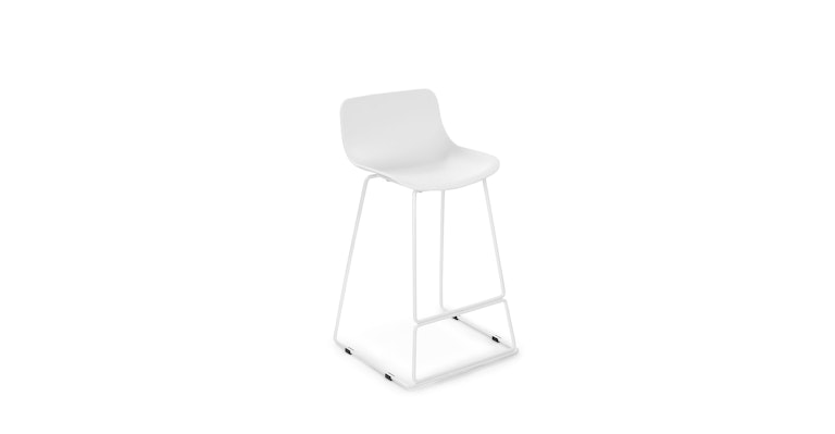 Anco White Counter Stool - Primary View 1 of 13 (Open Fullscreen View).