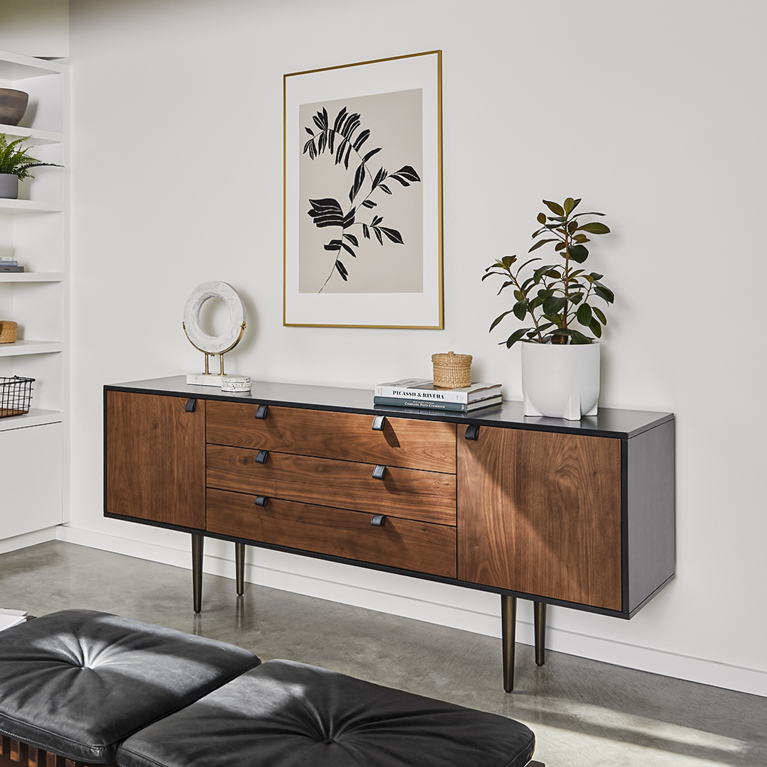 Envelo Black & Walnut Sideboard Table | Article