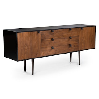 Envelo 71" Sideboard - Walnut and Black