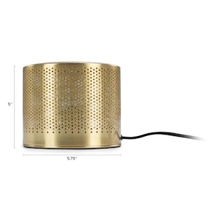 The Barbell Floor Lamp x Perforate Table Lamp Bundle - Primary View 1 of 6 (Click To Zoom).
