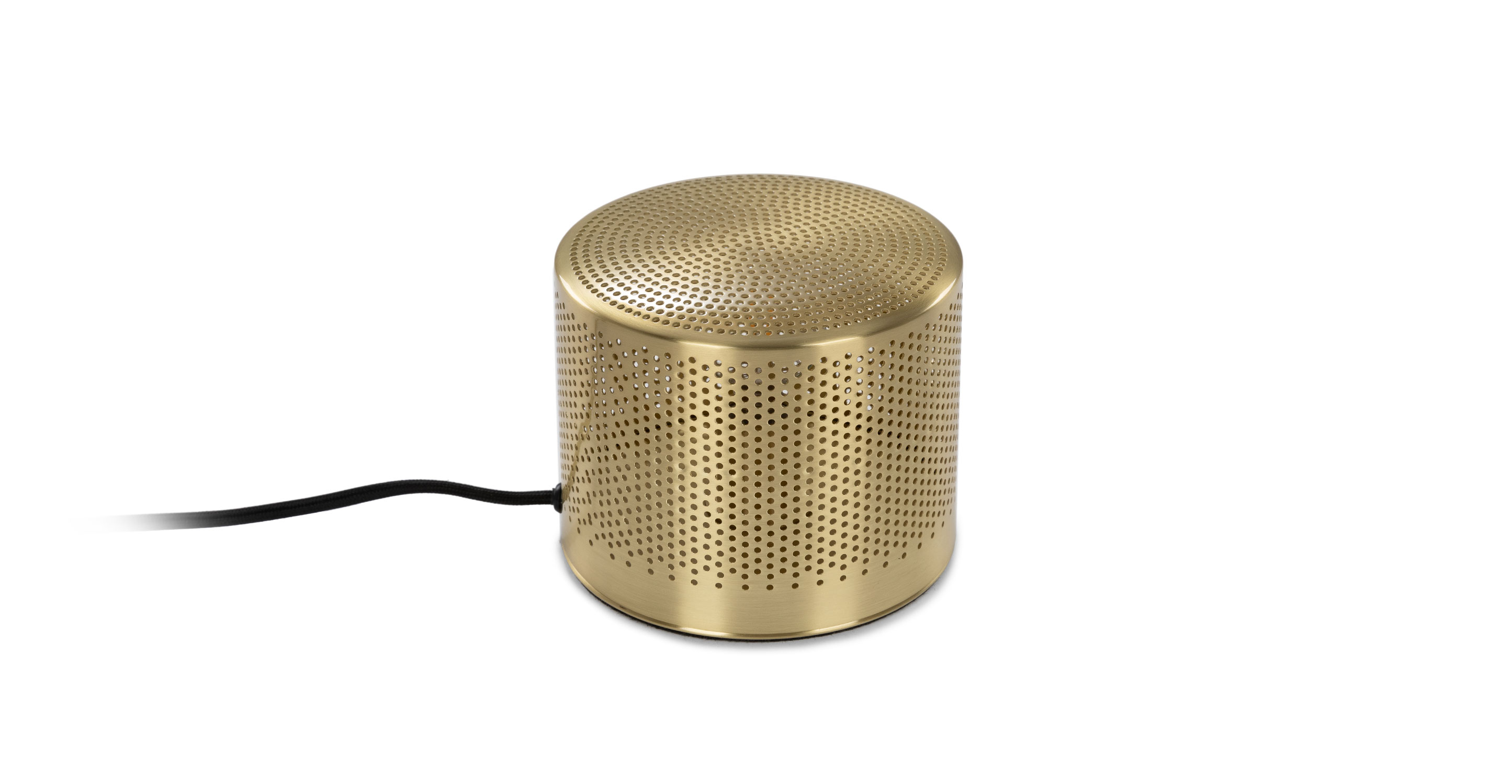 Perforate Brass Table Lamp