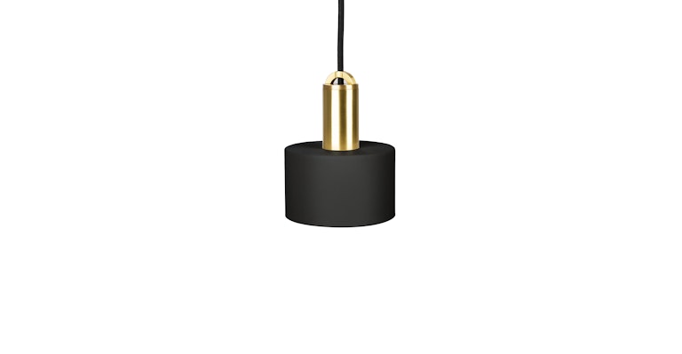 Tangent Cylinder Black Pendant Lamp - Primary View 1 of 8 (Open Fullscreen View).