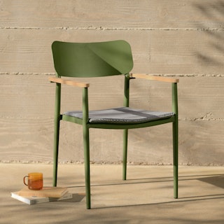 Elan Outdoor Stackable Dining Chair - Green