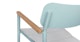Elan Turquoise Dining Chair - Gallery View 6 of 11.