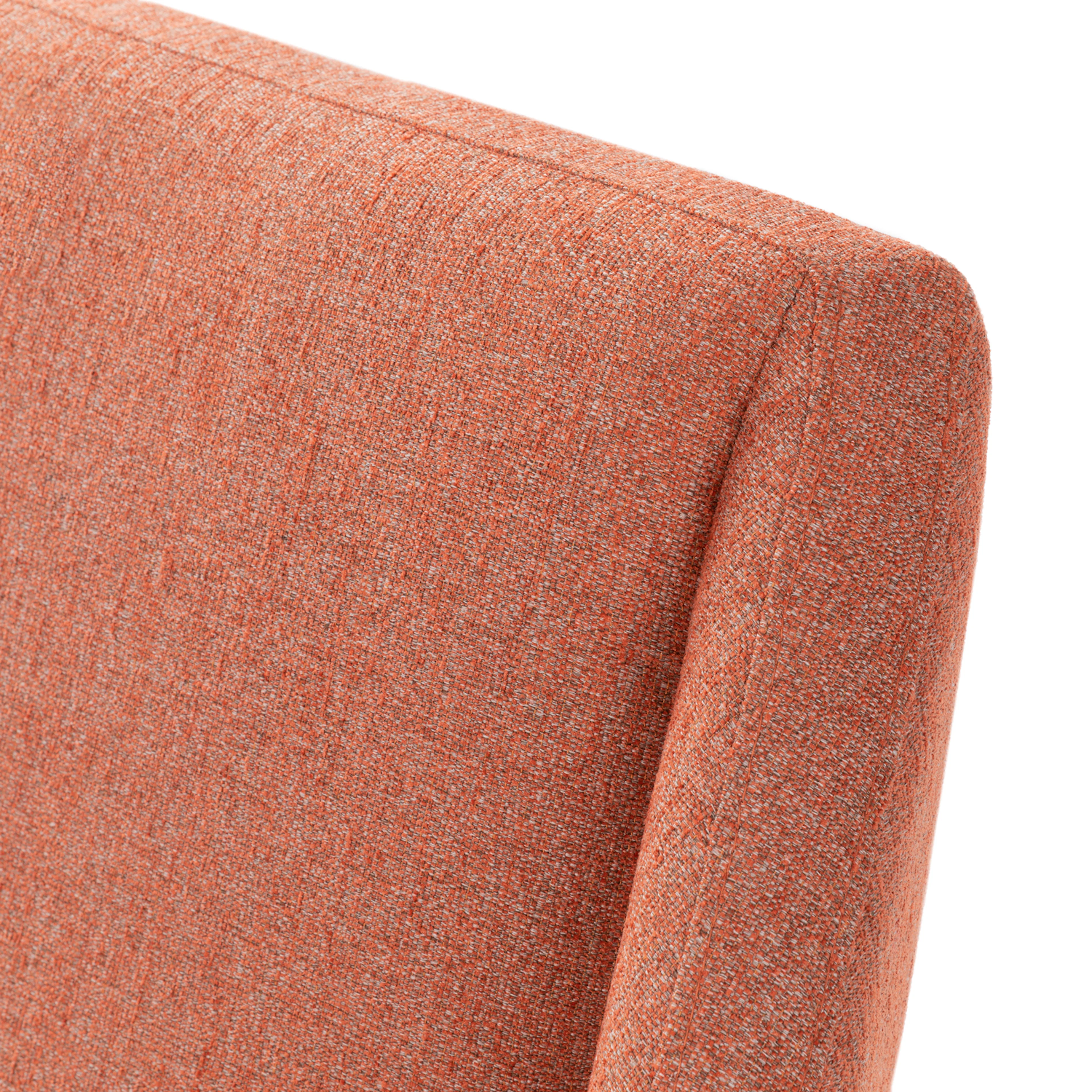 Angle 33" Lounge Chair - Rosehip Orange