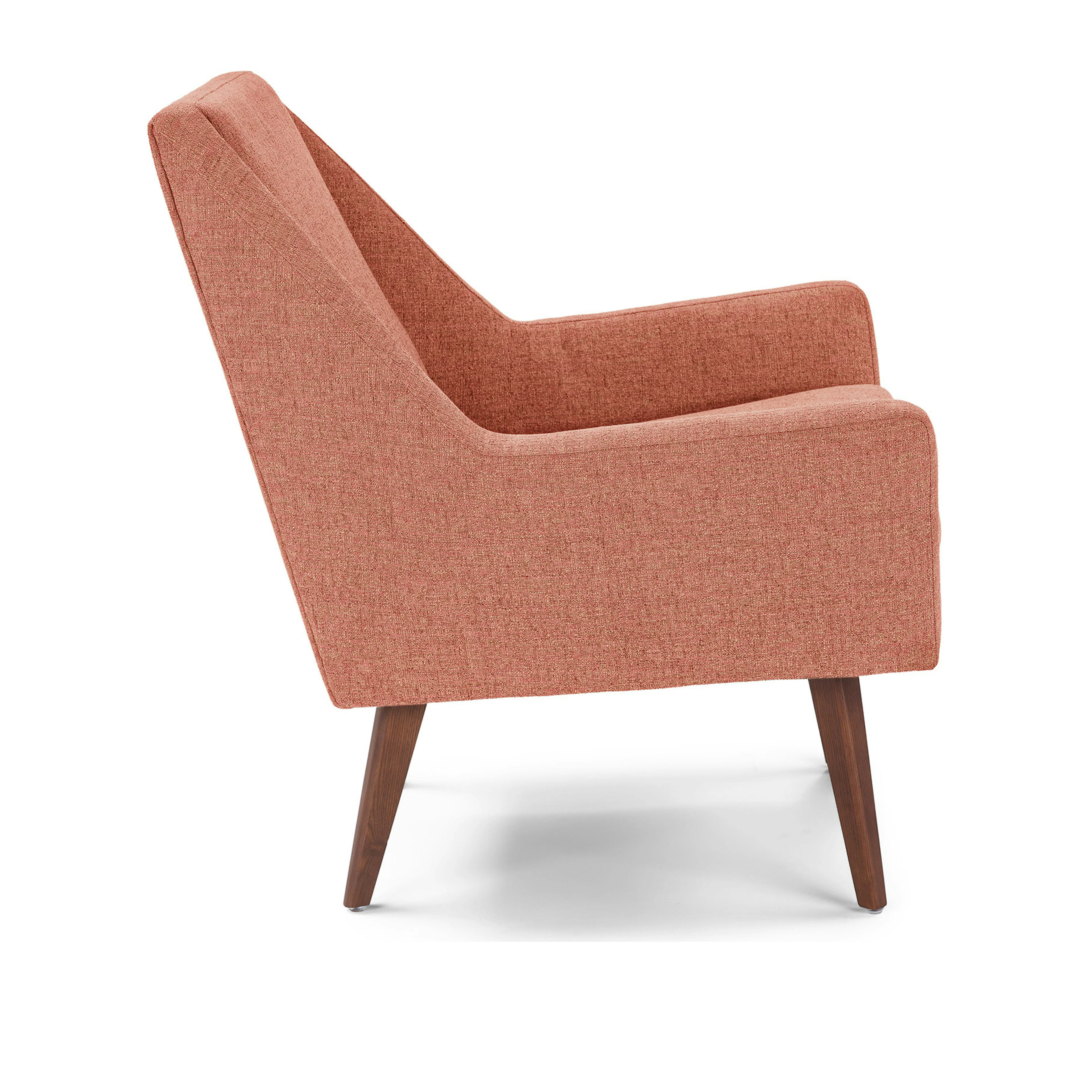 Angle 33" Lounge Chair - Rosehip Orange