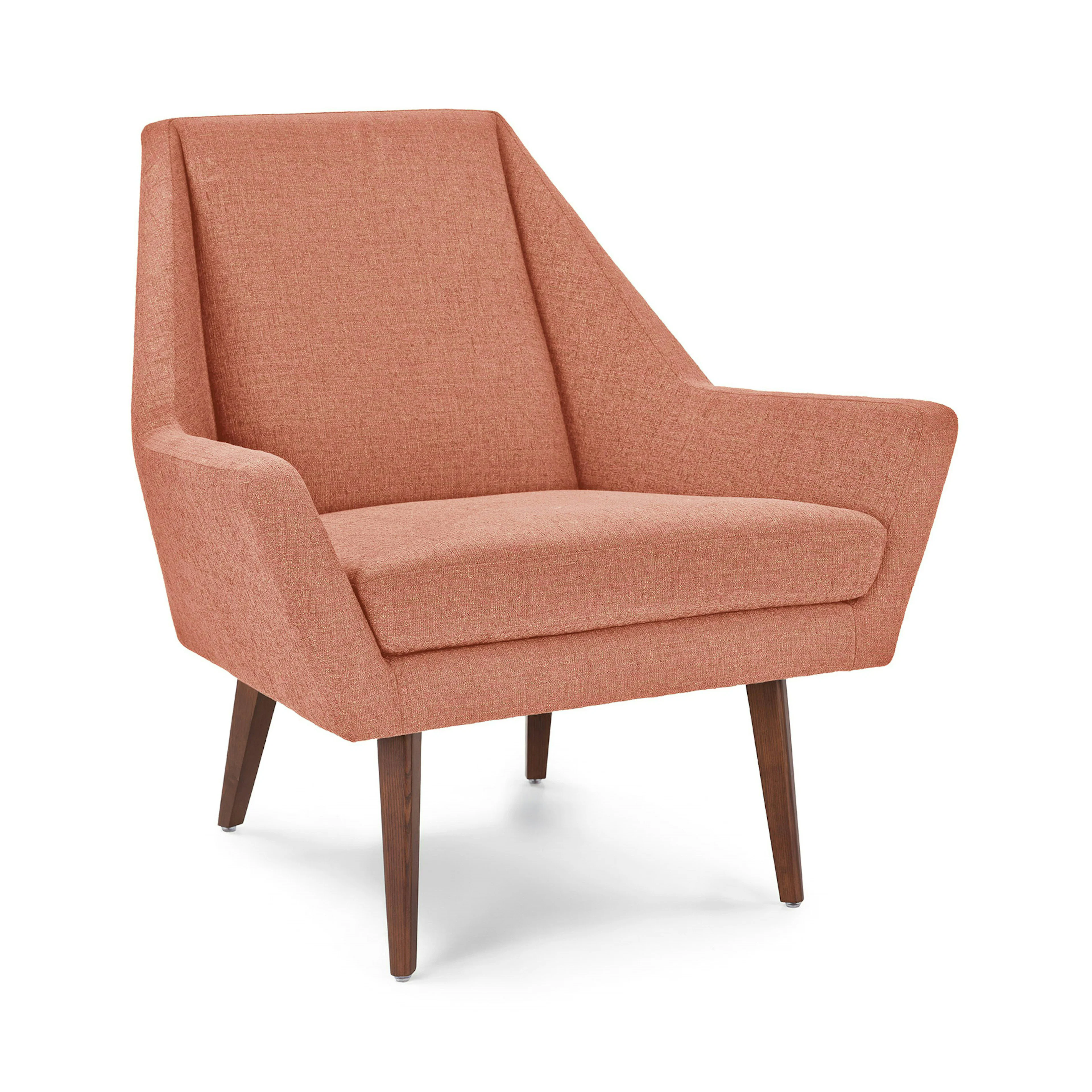 Angle 33" Lounge Chair - Rosehip Orange