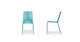 Zina Lago Aqua Dining Chair - Gallery View 11 of 11.