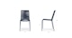 Zina Indigo Blue Dining Chair - Gallery View 11 of 11.