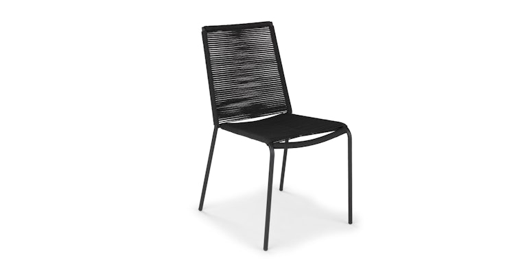 Zina Ember Black Dining Chair - Primary View 1 of 12 (Open Fullscreen View).