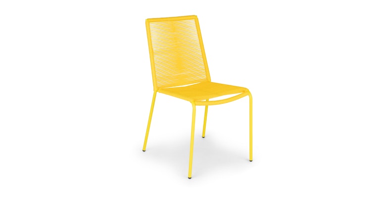Zina Freesia Yellow Dining Chair - Primary View 1 of 11 (Open Fullscreen View).