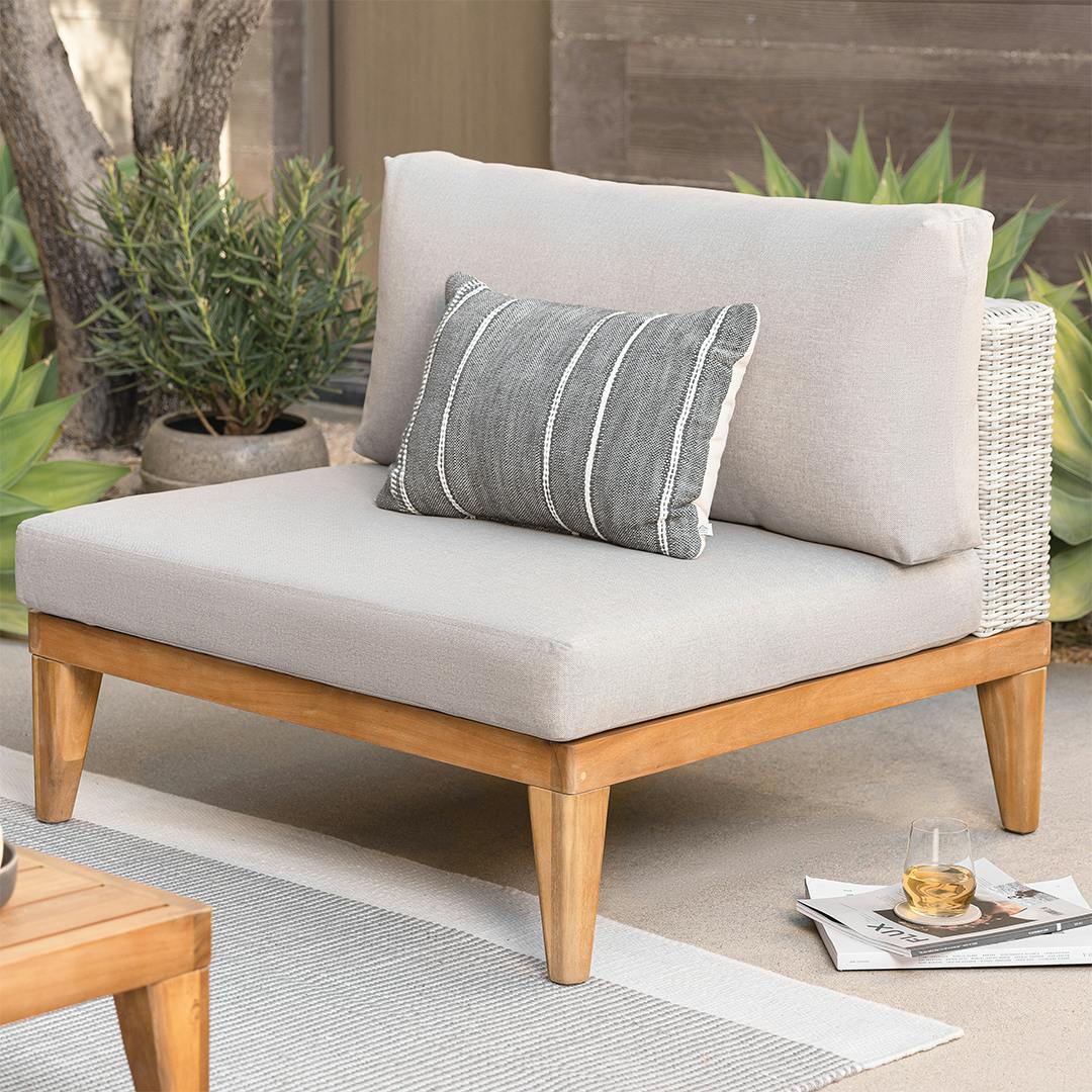 Urba 35" Outdoor Lounge Chair - Beach Sand