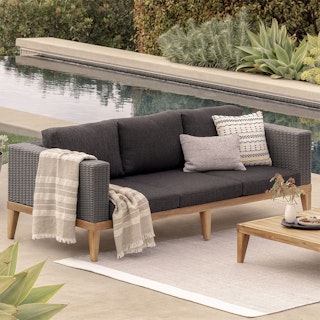 Urba 88.5" Outdoor Sofa - Slate Gray