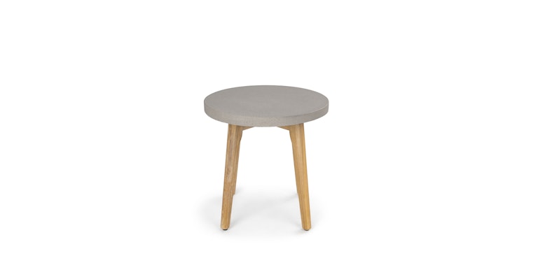 Atra Concrete Round Side Table - Primary View 3 of 9 (Open Fullscreen View).