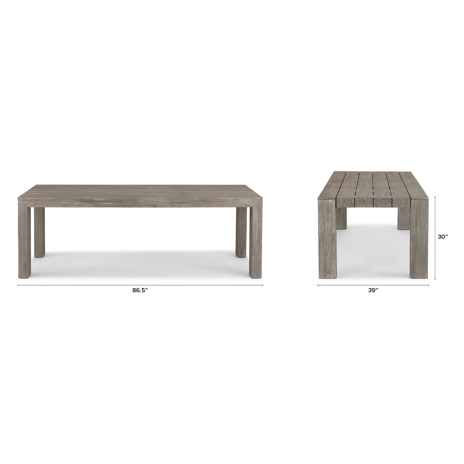 Atica Outdoor Dining Table - Thumbnail 4