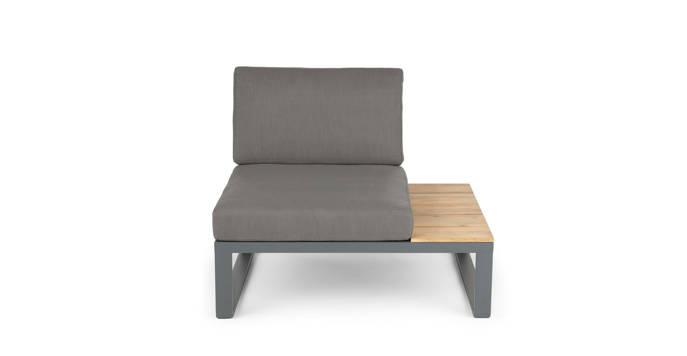 Barnes Gray Kezia Right Facing Outdoor Modular Chair Article