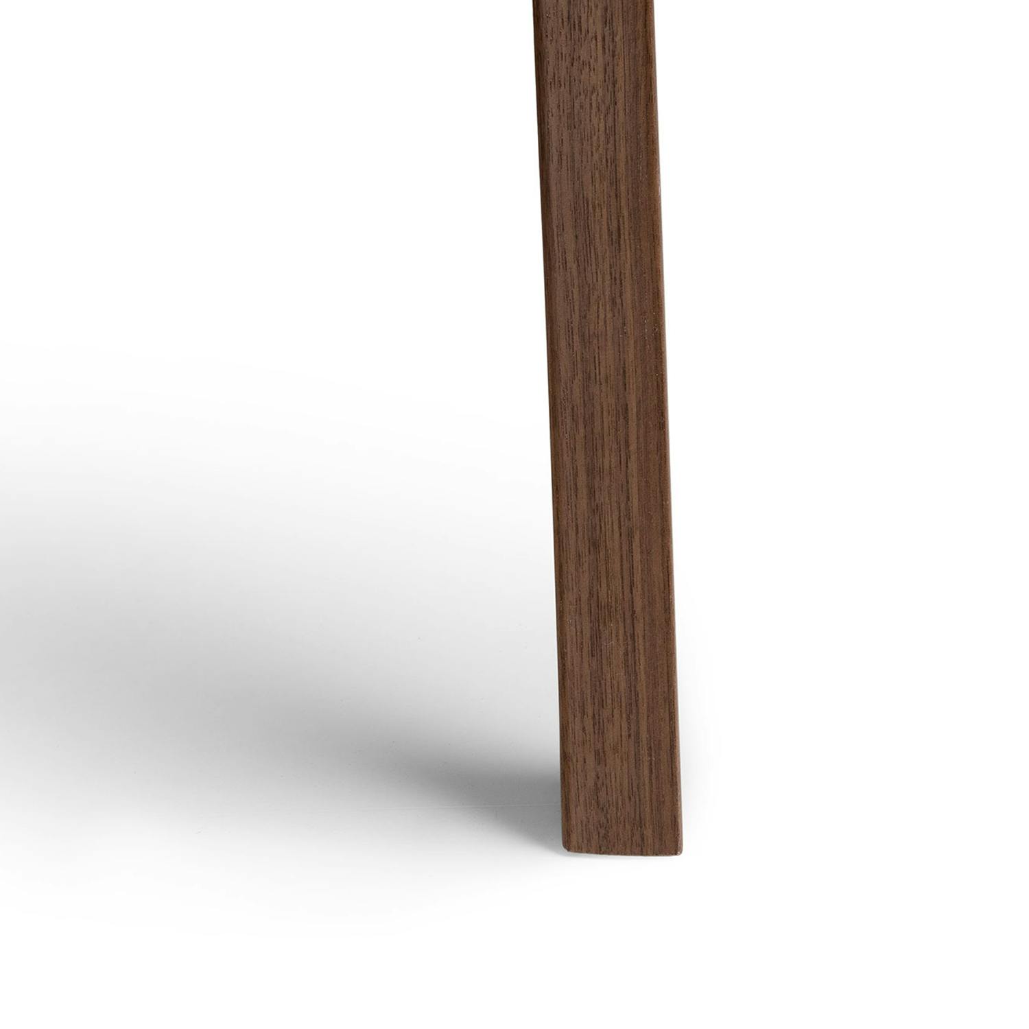 Black Otio Leather Walnut Ottoman | Article