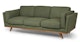 Timber Olio Green Sofa - Gallery View 3 of 10.