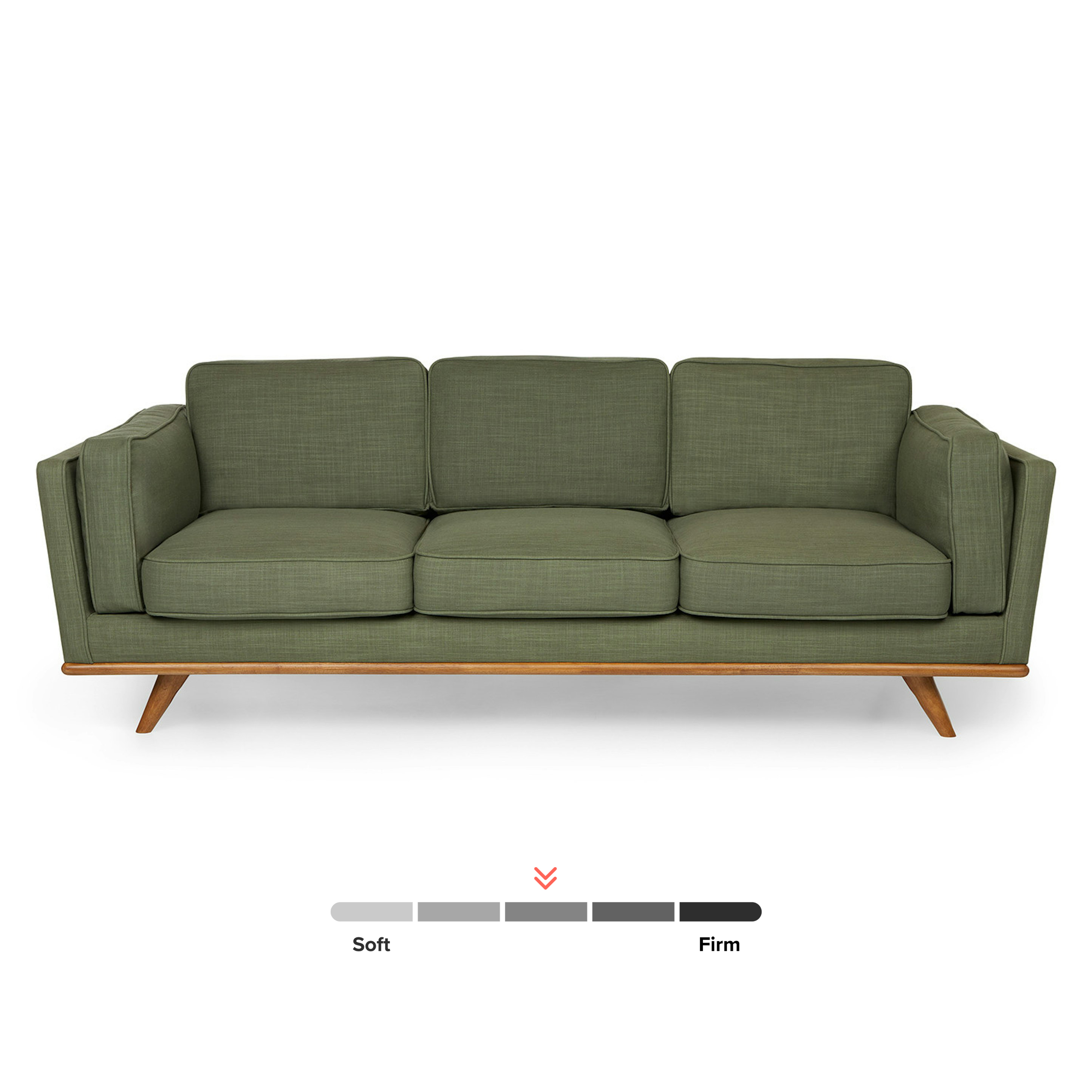 Timber 90" Sofa - Olio Green - Thumbnail 3