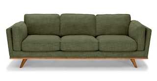 Timber Olio Green Sofa