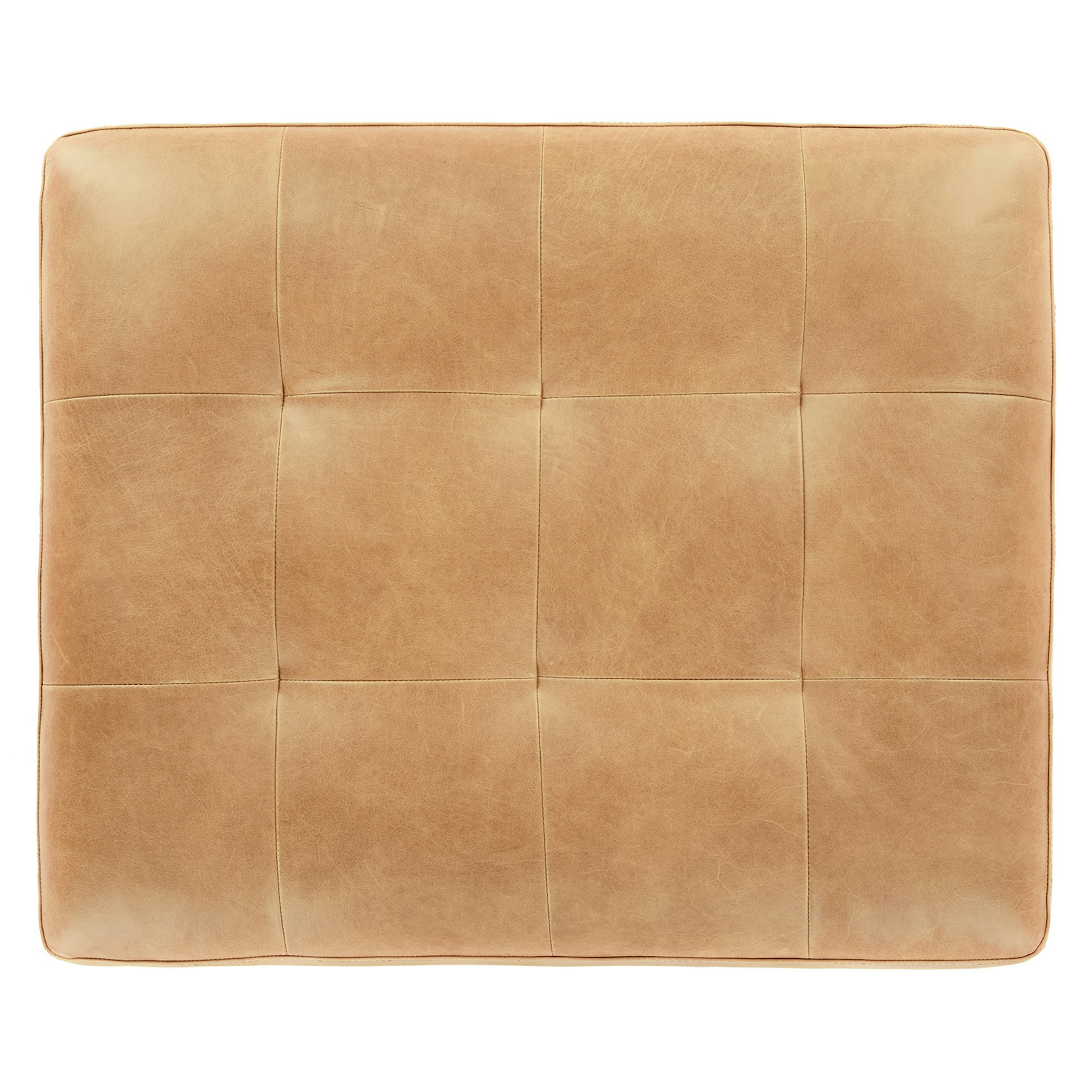 Sven 30" Leather Ottoman - Thumbnail 4