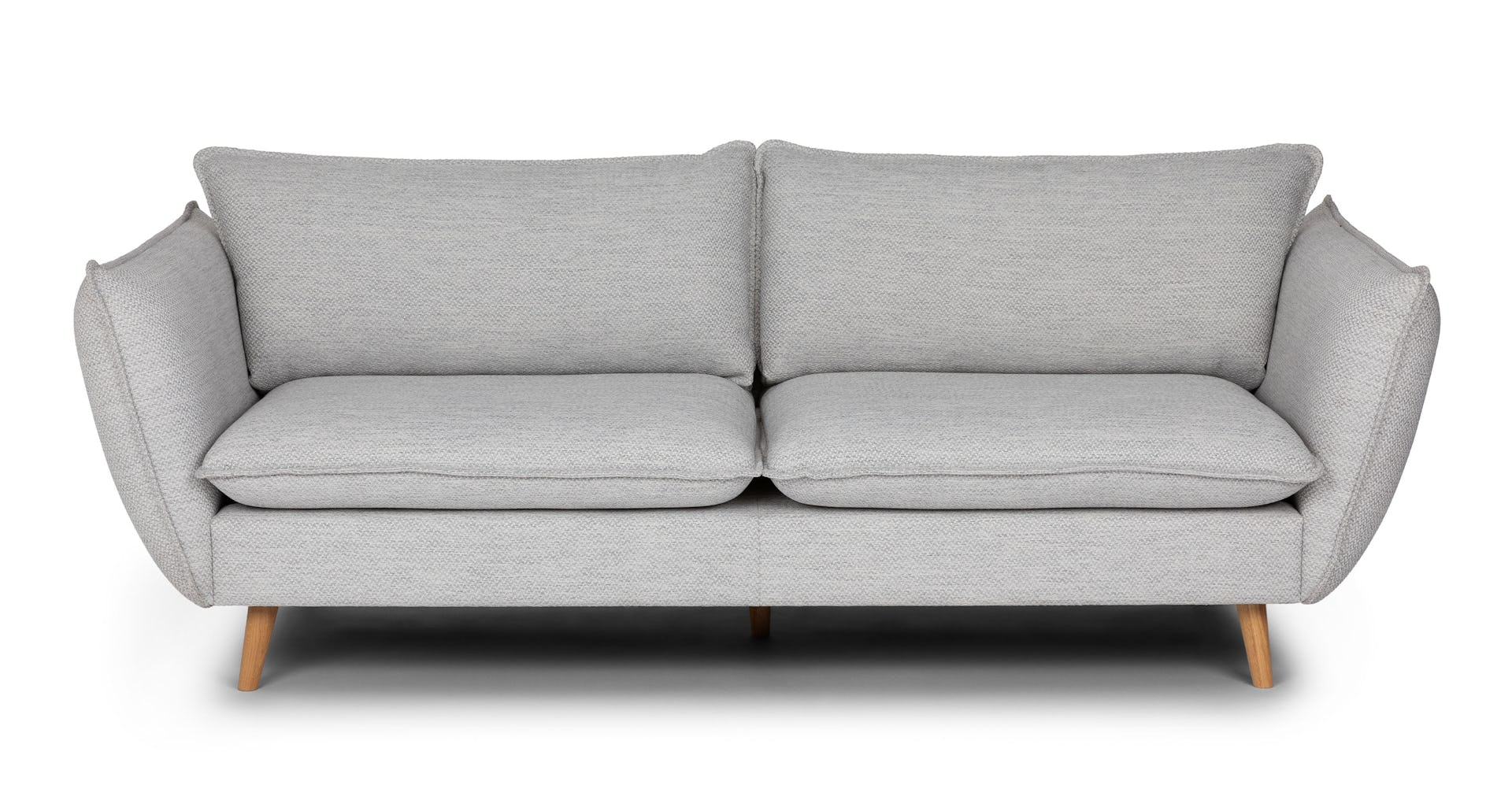 Wren Gray Avem 3 Seater Fabric Sofa Article