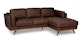 Timber Charme Chocolat Left Sectional - Gallery View 3 of 12.