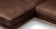 Timber Charme Chocolat Left Sectional - Gallery View 8 of 12.