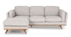 Timber Rain Cloud Gray Left Sectional - Gallery View 1 of 12.