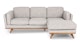 Timber Rain Cloud Gray Right Sectional - Gallery View 1 of 12.
