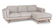Timber Rain Cloud Gray Right Sectional - Gallery View 3 of 12.