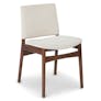 Nosh Dining Chair - Walnut and Chalk Gray