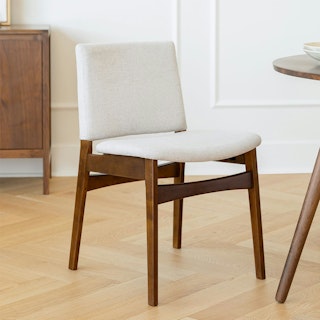 Nosh Dining Chair - Walnut and Chalk Gray