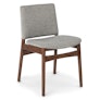 Nosh Dining Chair - Walnut and Quarry Gray