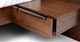 Nera Walnut King Bed with Nightstands - Gallery View 6 of 16.