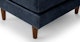 Sven Oxford Blue Ottoman - Gallery View 7 of 11.