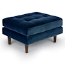 Sven Cascadia Blue Ottoman