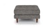 Sven Briar Gray Ottoman - Gallery View 3 of 10.