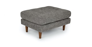 Sven Briar Gray Ottoman