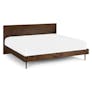 Nera King Low Profile Bed - Walnut
