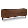 Nera 6-Drawer Low Triple Dresser - Walnut