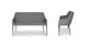 Feast Gravel Gray Dining Bench - Gallery View 10 of 10.