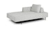 Divan Mist Gray Right Chaise Lounge - Gallery View 1 of 12.