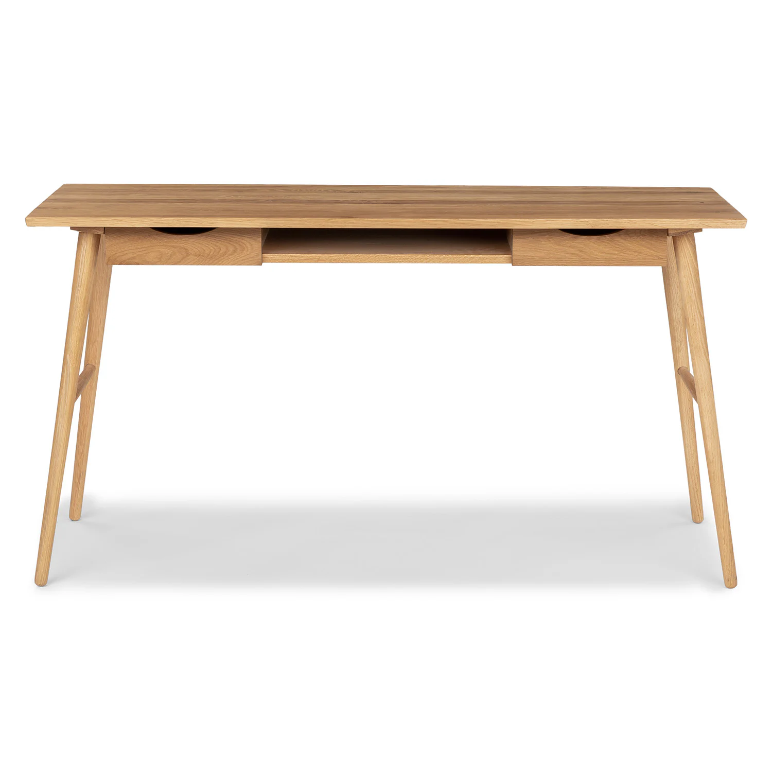 Culla 55" Oak Desk - Modern Home Office Furniture