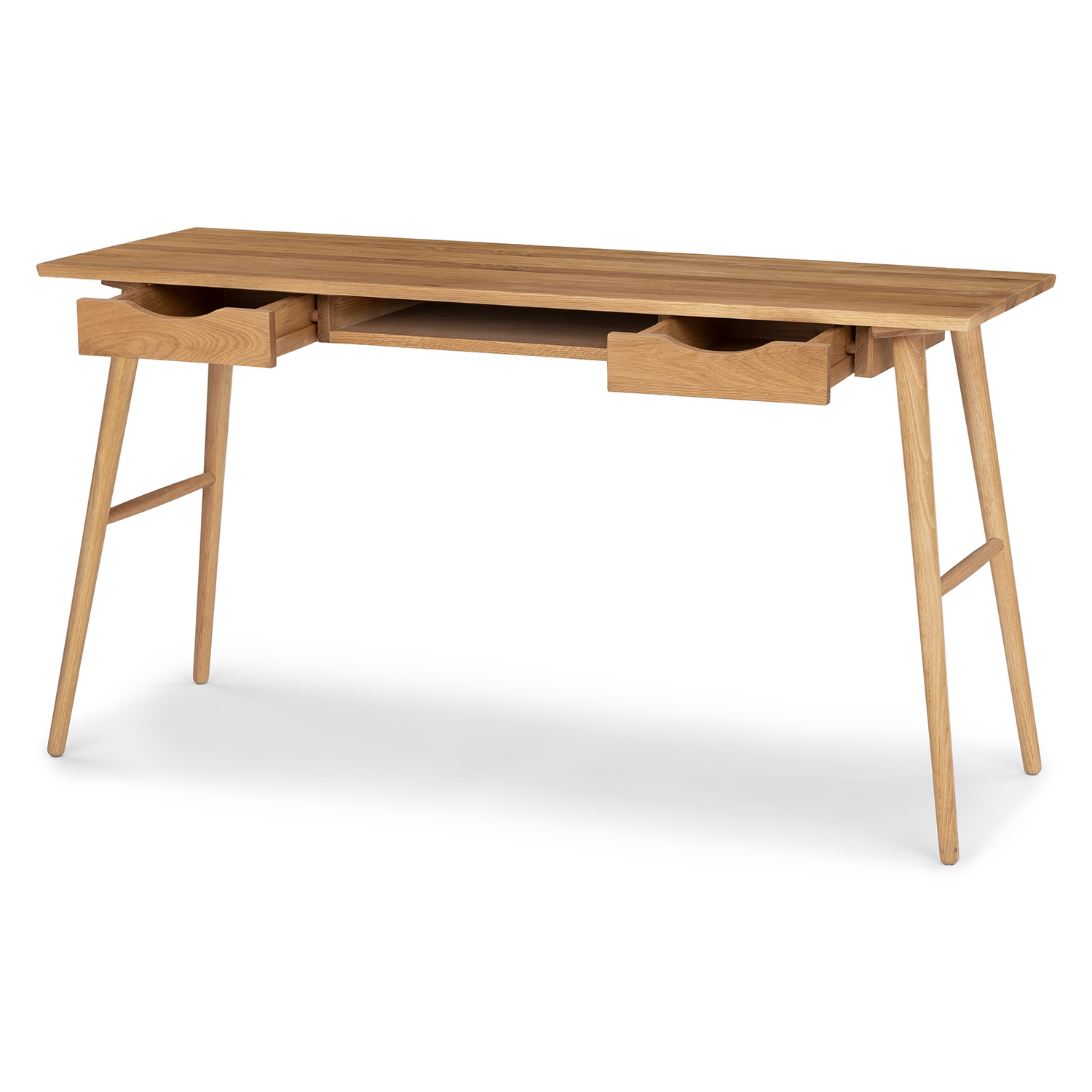 Culla Oak Desk w/ Drawers | Article